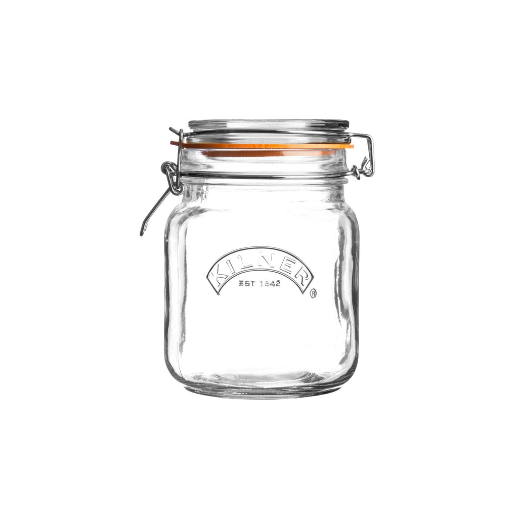 Kilner Square Clip Top Jar (1L)