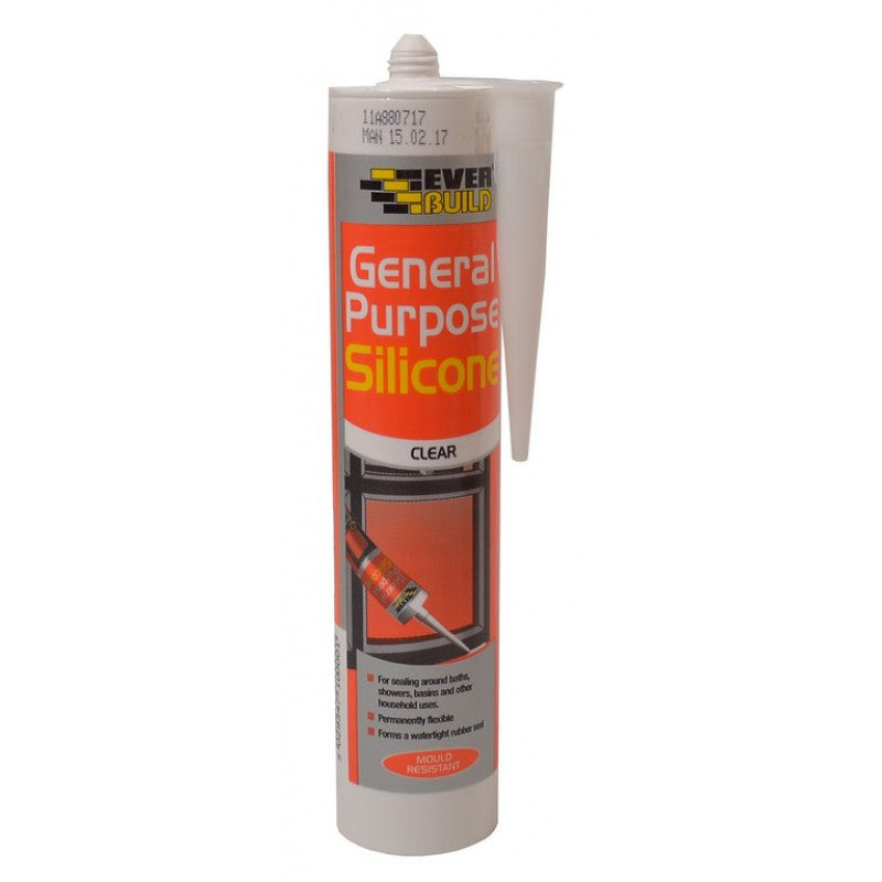 Everbuild General Purpose Silicone - Clear