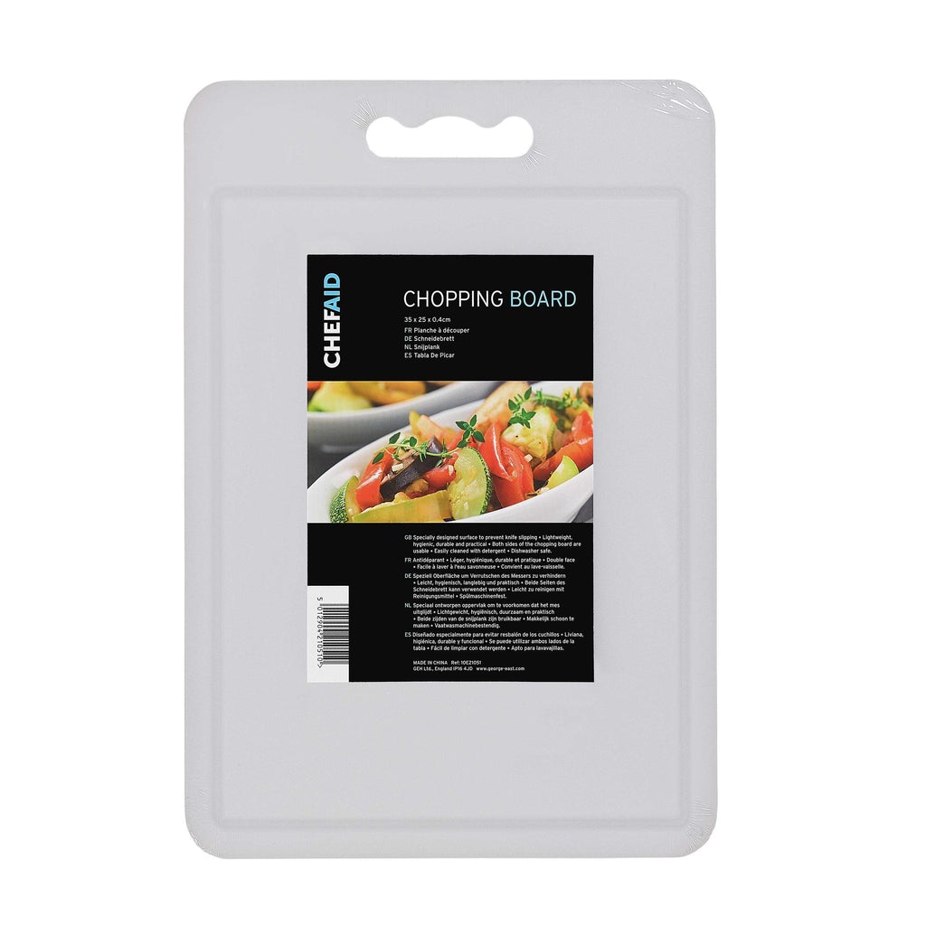 Chef Aid White Chopping Board 35 X 24