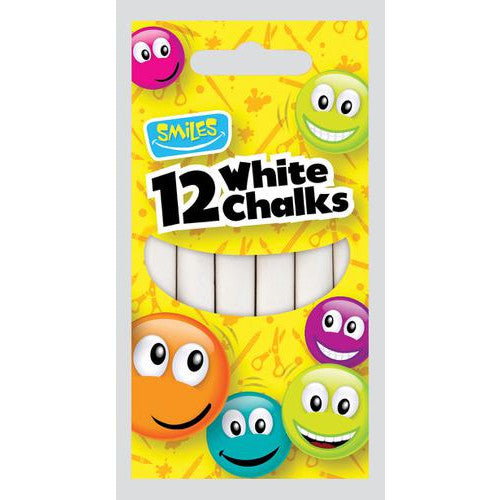 Smile 12 White Chalks
