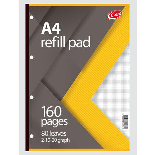 Refill Pad 160 Pg Graph Club