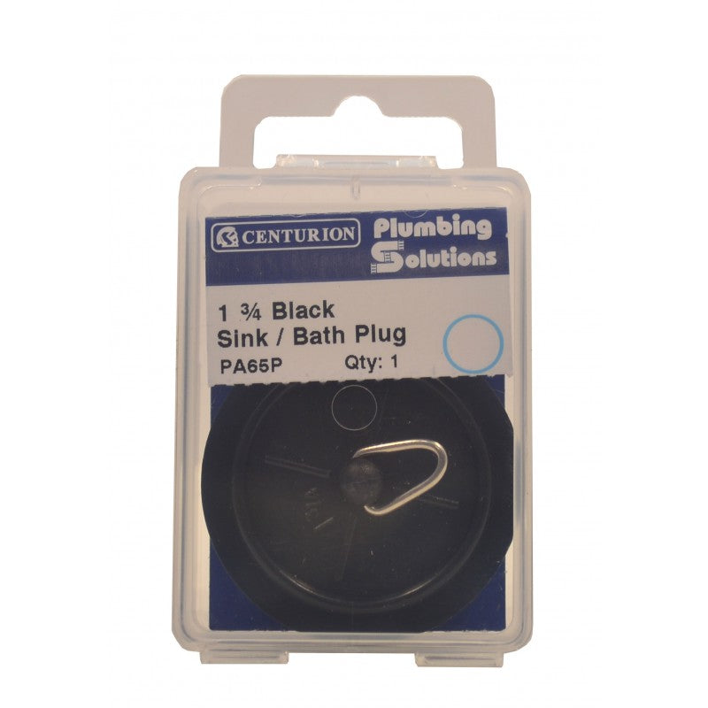 Plug - Sink Bath - Black - 1 3/4