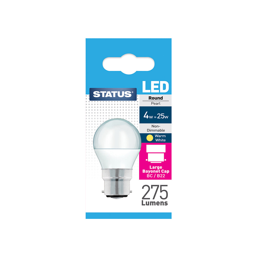 Status Led Round Bayonet Bulb (4W=25W)
