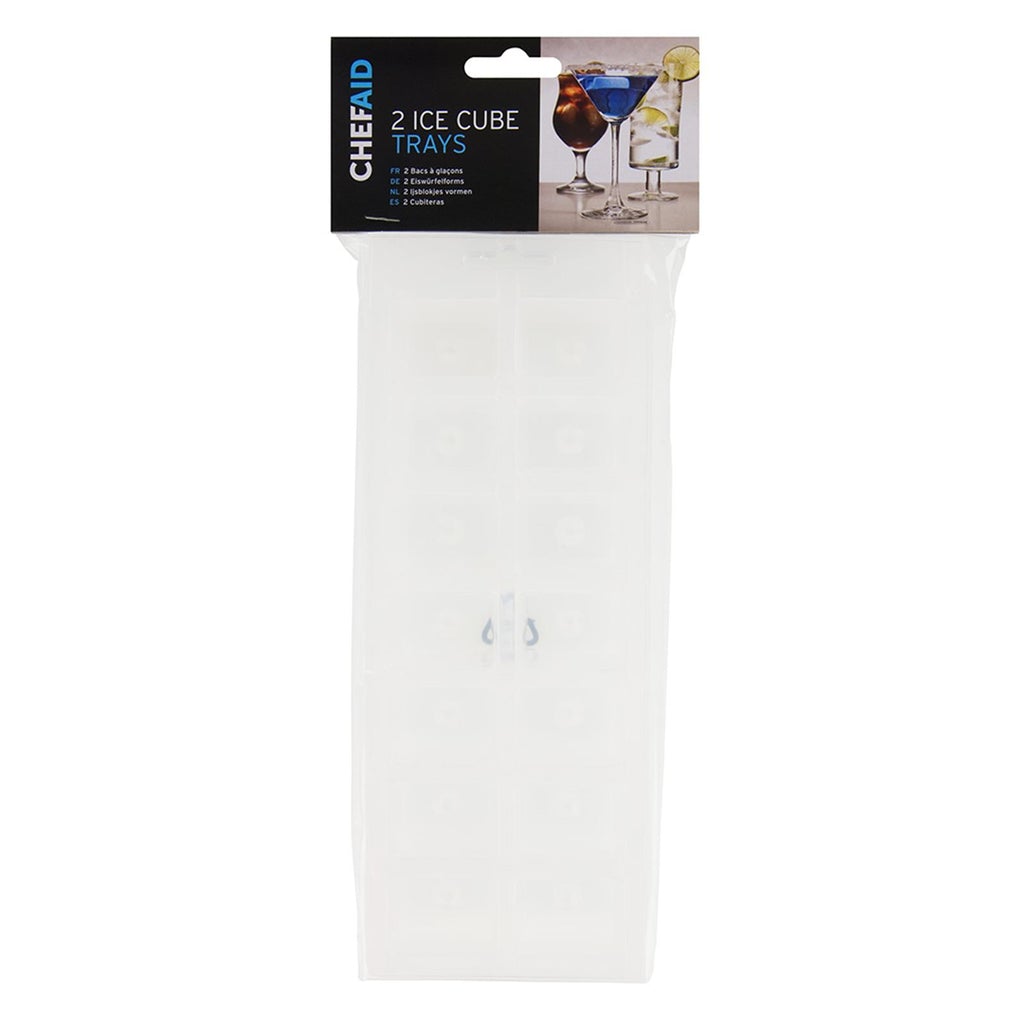 Chef Aid Ice Cube Trays X2