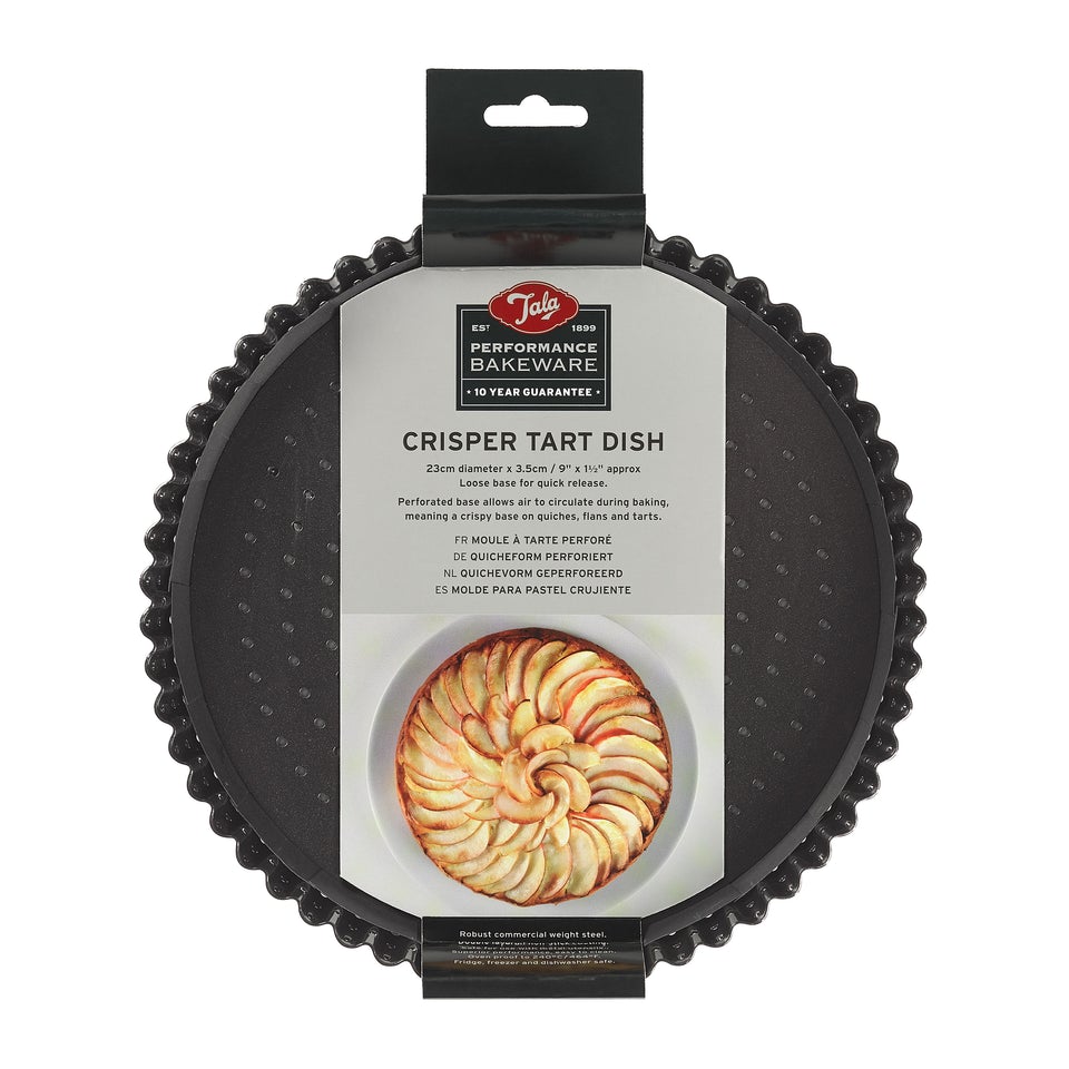 Tala Performance (23cm dia) Crisper Tart Dish With Perforated Holes