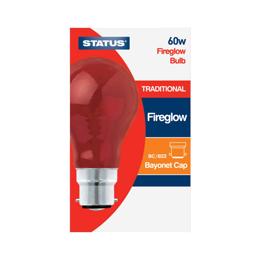 Status Bayonet Fireglow Bulb (60W)