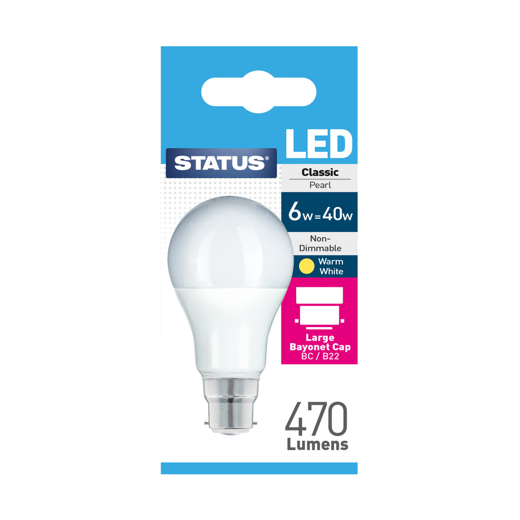 Status LED Bayonet Bulb (6W=40W)