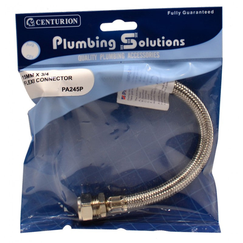 15mm x 3/4 Flexi Connector