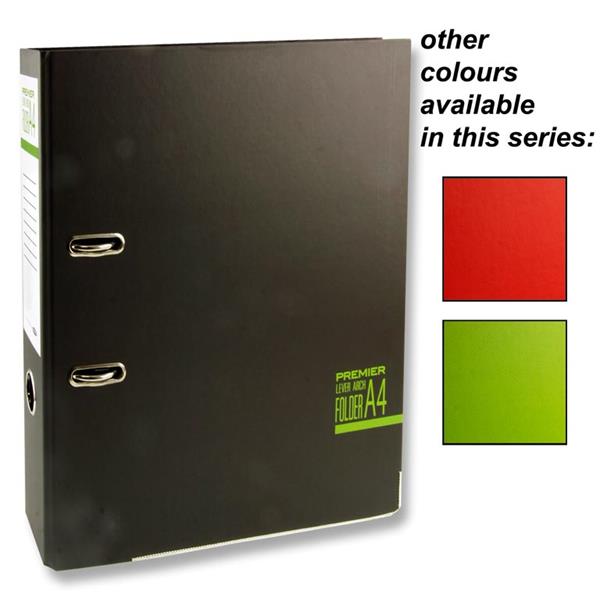 Premier A4 Lever Arch File Spectre 3 Asst.