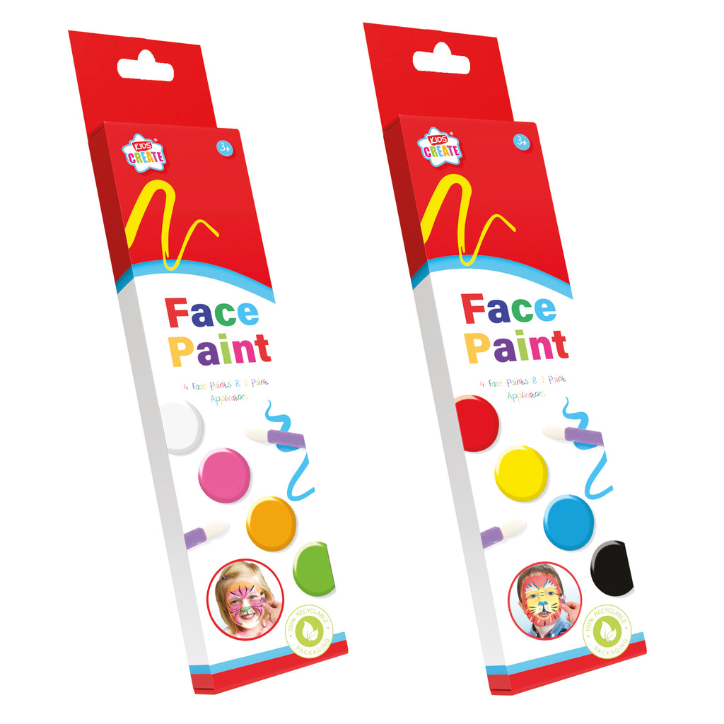Face Paints With Applicators