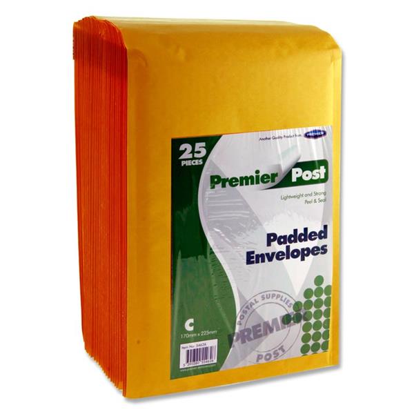 Premier Post Size C 170X225 Padded Envelope