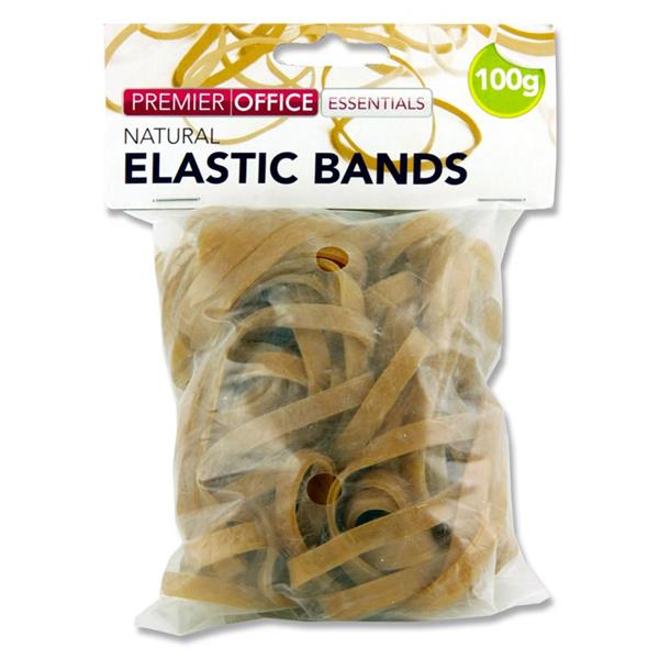 Premier Office 100G Bag Rubber Bands - Size 64