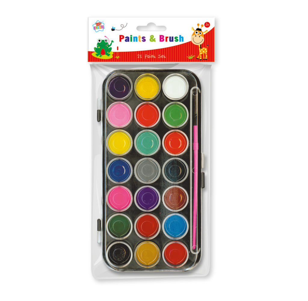 Paints & Brush Set