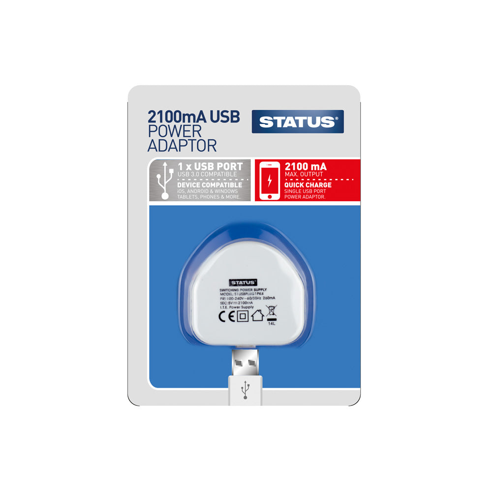 Status Single Usb Plug