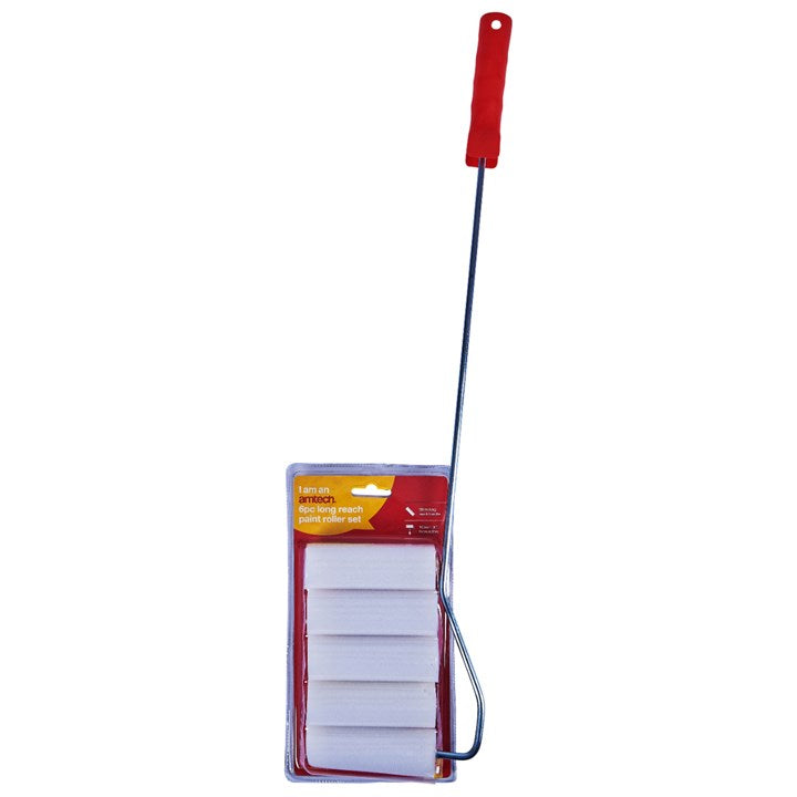 6Pc Long Reach 60Cm Paint Roller Set