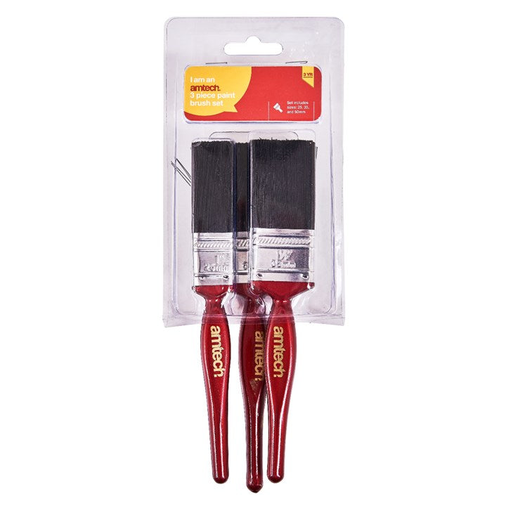 3Pc Paint Brush Set