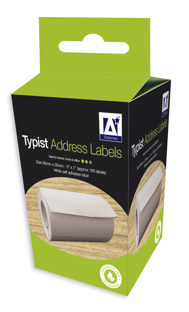 180 Typist Address Labels