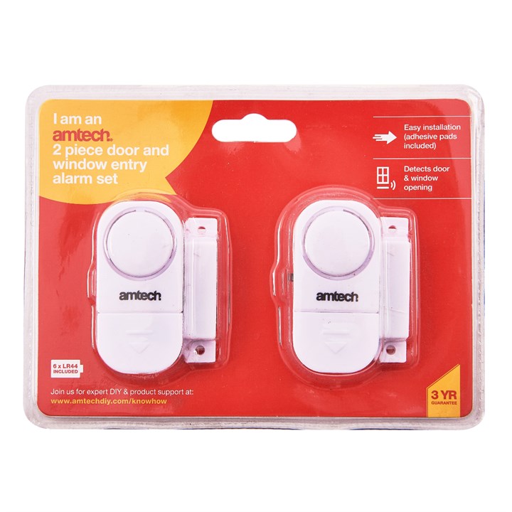 2Pc Door And Window Entry Alarm Set