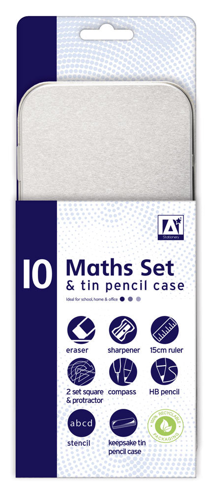 Tinned Maths Set