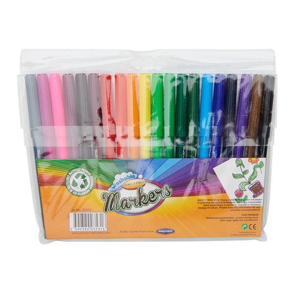 Woc Pkt.20 Felt Tip Markers