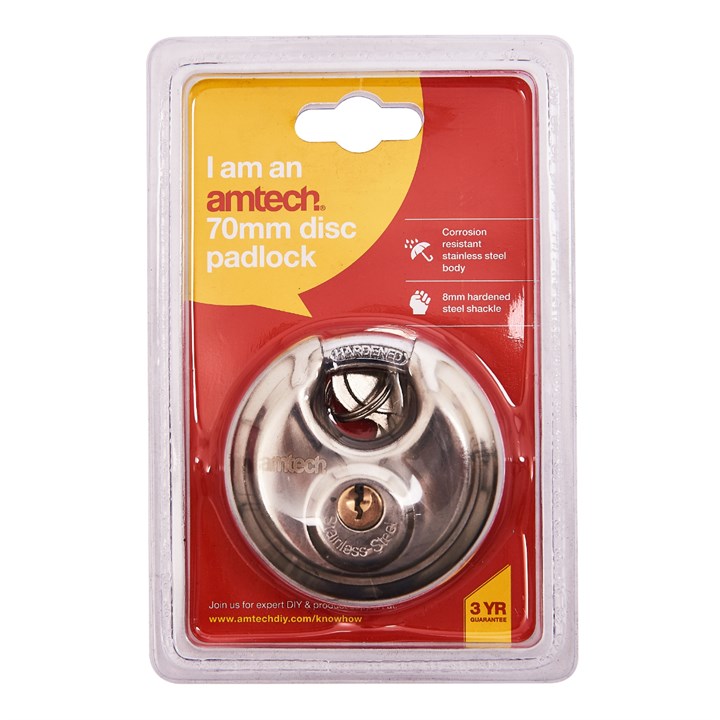 70Mm Disc Padlock