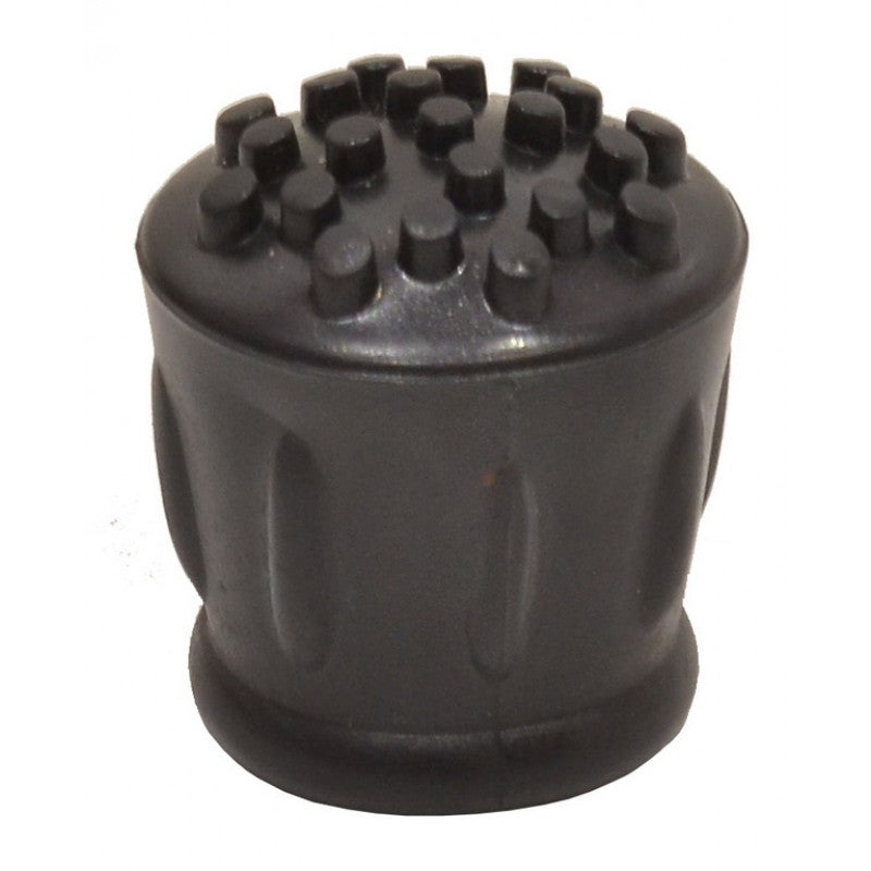19Mm Black Rubber Walking Stick Ferrule (Pack Of 2)