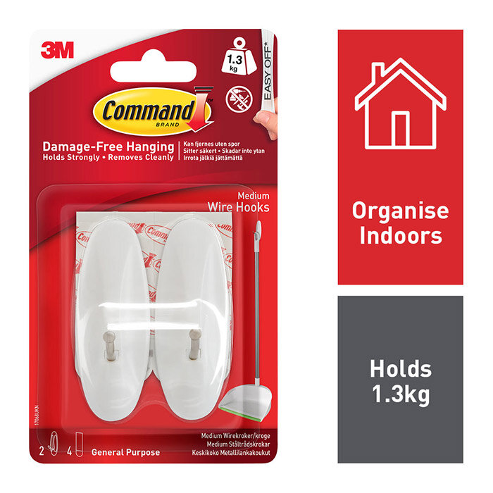 Command Wire Hooks Medium (2 Pack)