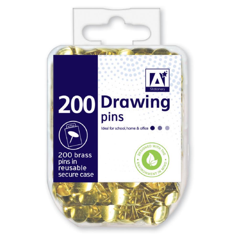 200 Drawing Pins In Hardcase
