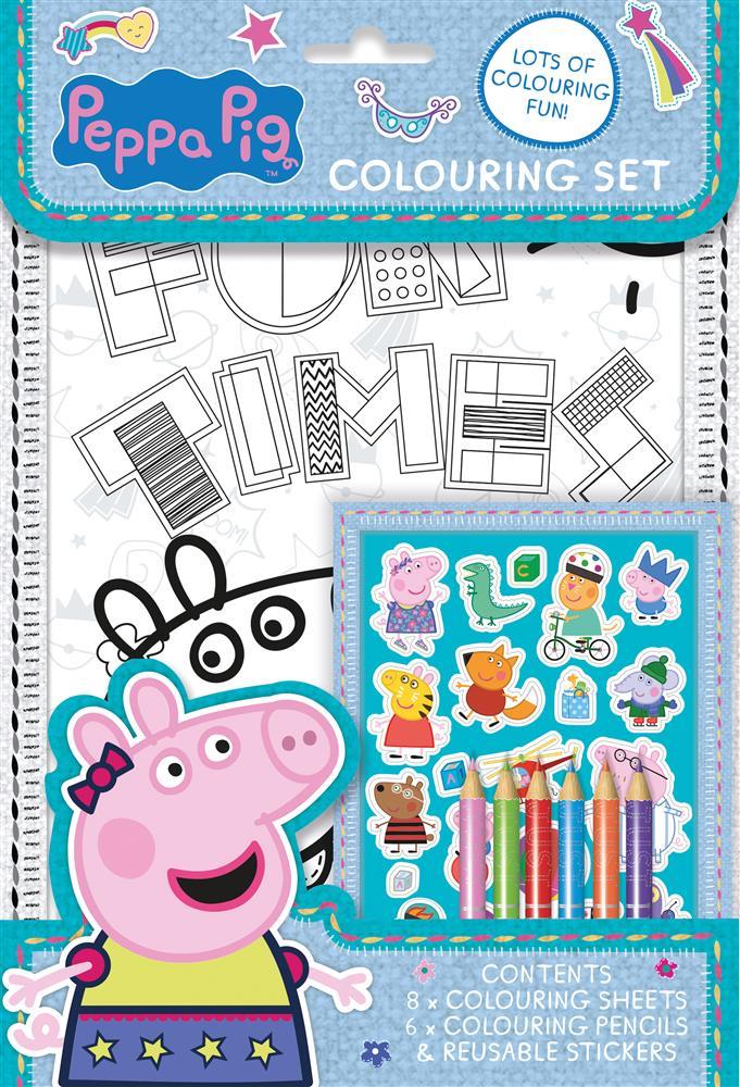 Peppa Pig Colouring Set