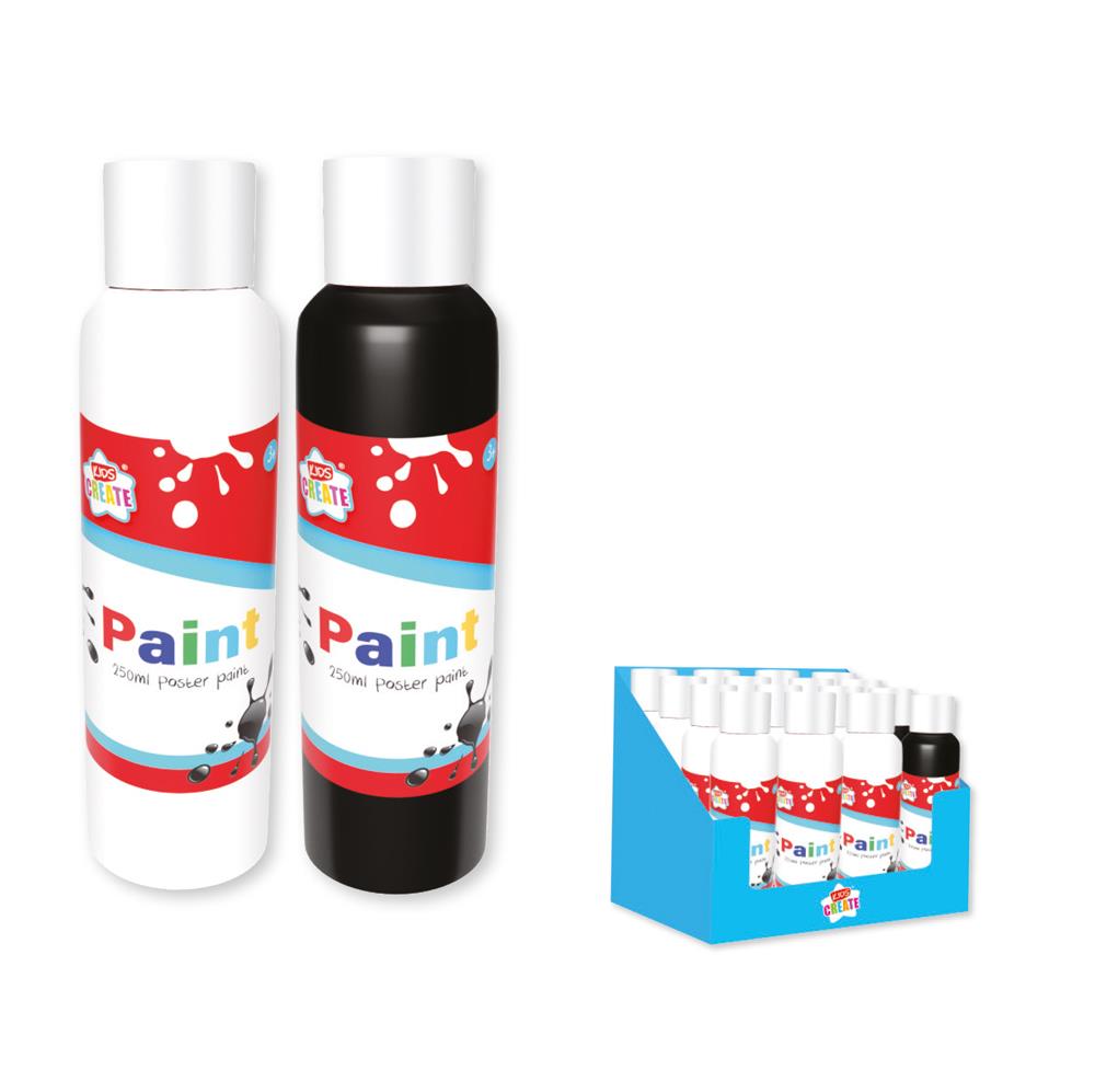 Poster Paint (Black & White) 250ml