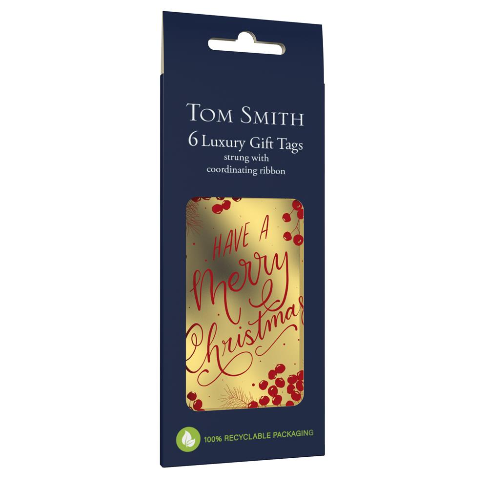 Tom Smith 6 Luxury Gift Tags