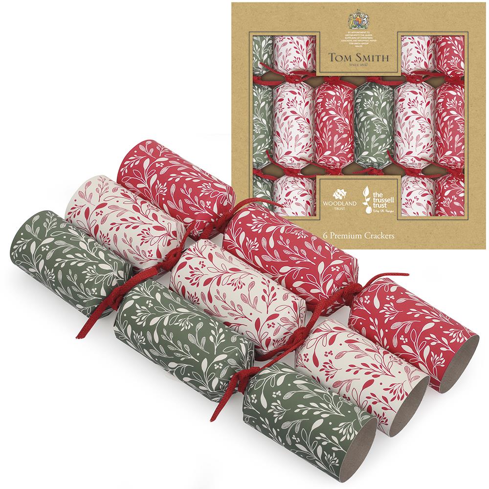 Tom Smith Premium Crackers Tricolour  6 Pack