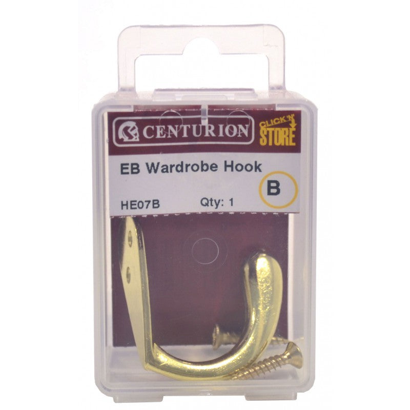 37Mm Eb Die Cast Wardrobe Hooks