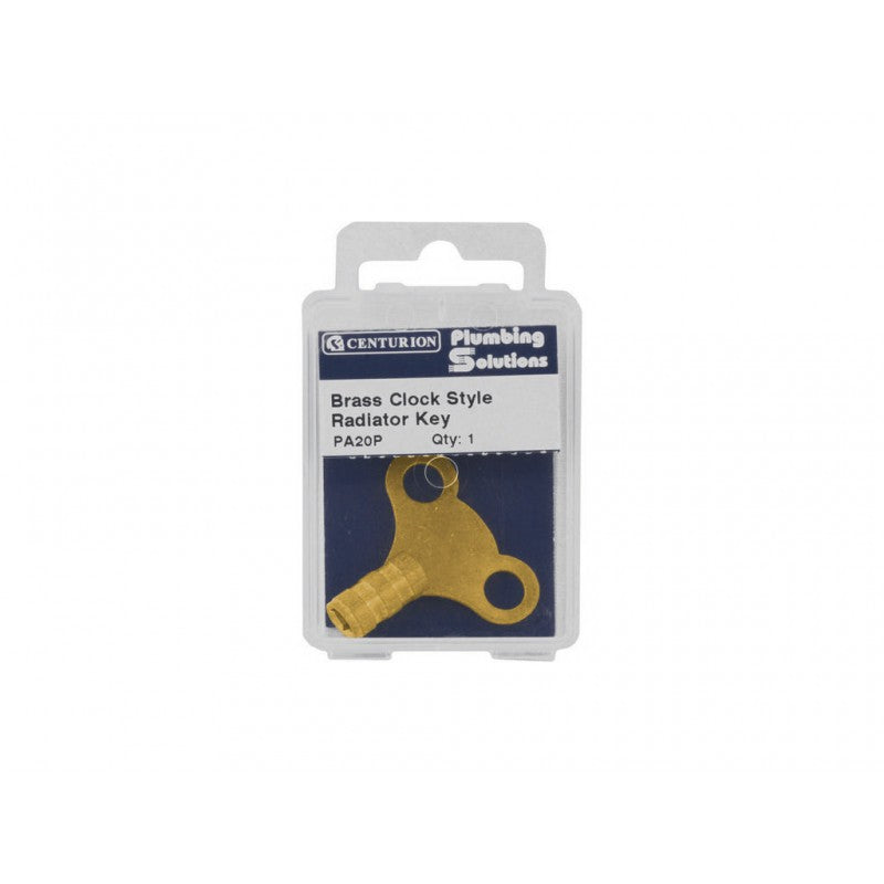 Radiator Key - Brass Clock Style